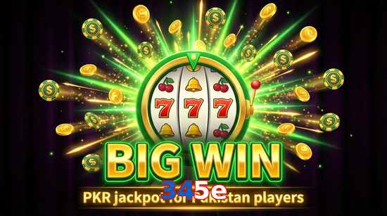 Big win animation on 345E slot game